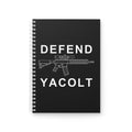 Defend Yacolt AR-15 Spiral Notebook