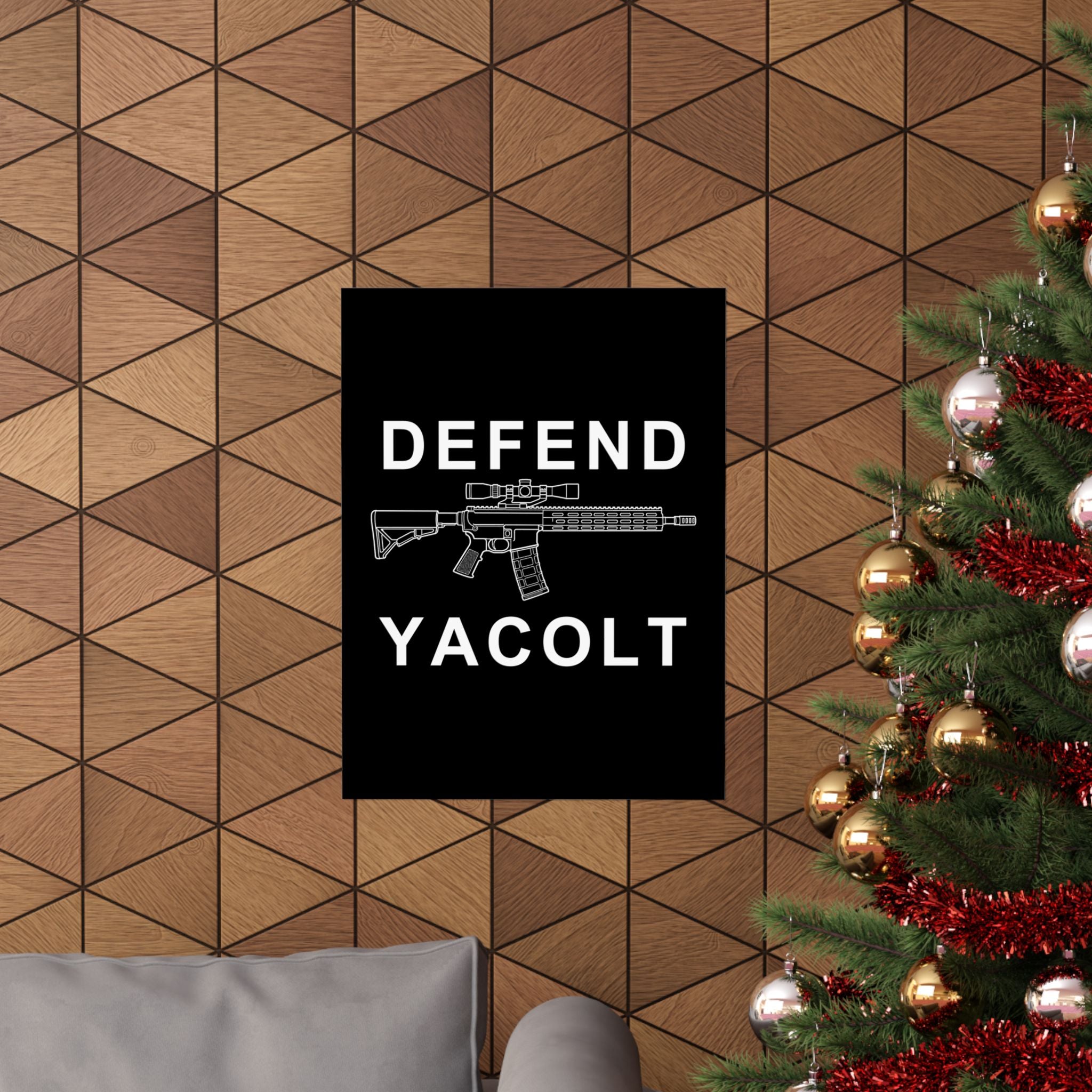 Defend Yacolt AR-15 Poster