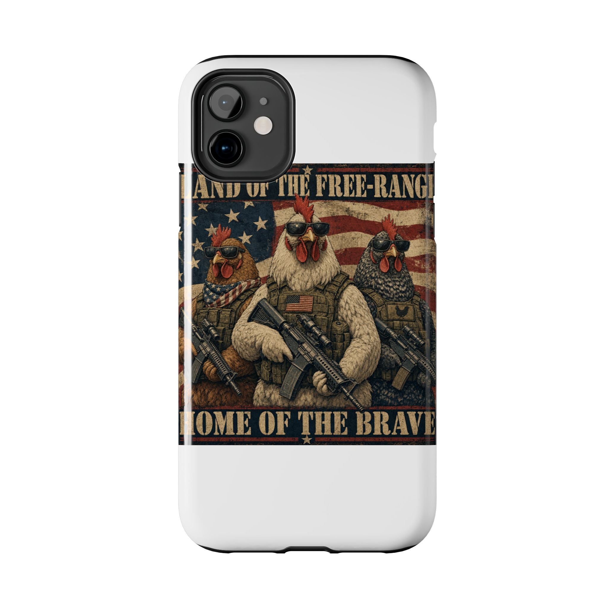 Land of the Free-Range Tough Phone Case