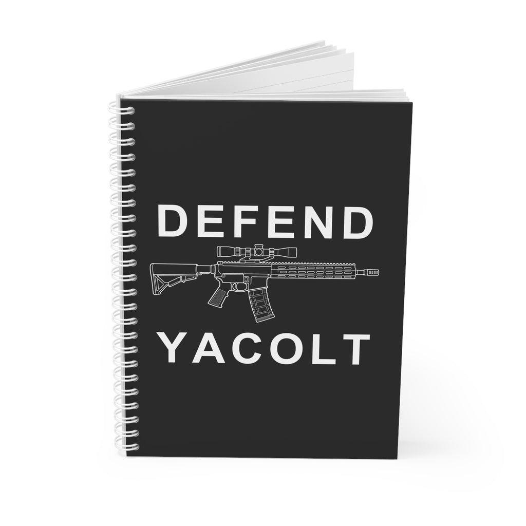Defend Yacolt AR-15 Spiral Notebook