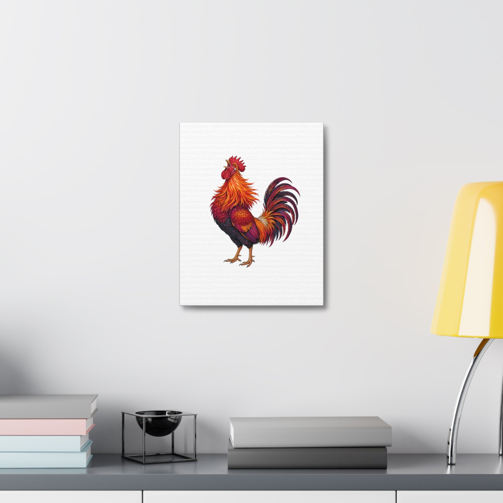 Sunrise Rooster Canvas
