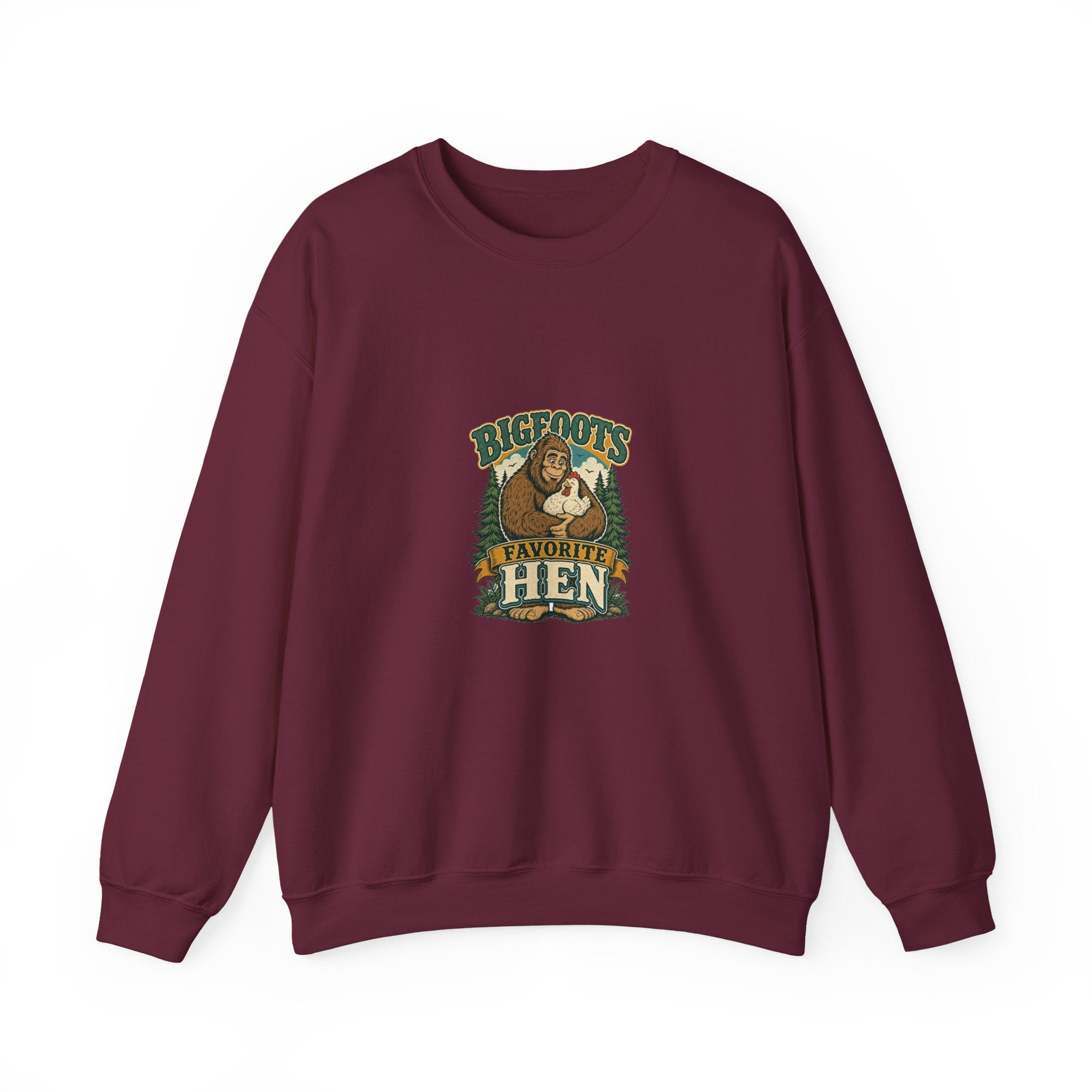 Bigfoot's Favorite Hen Crewneck Sweatshirt