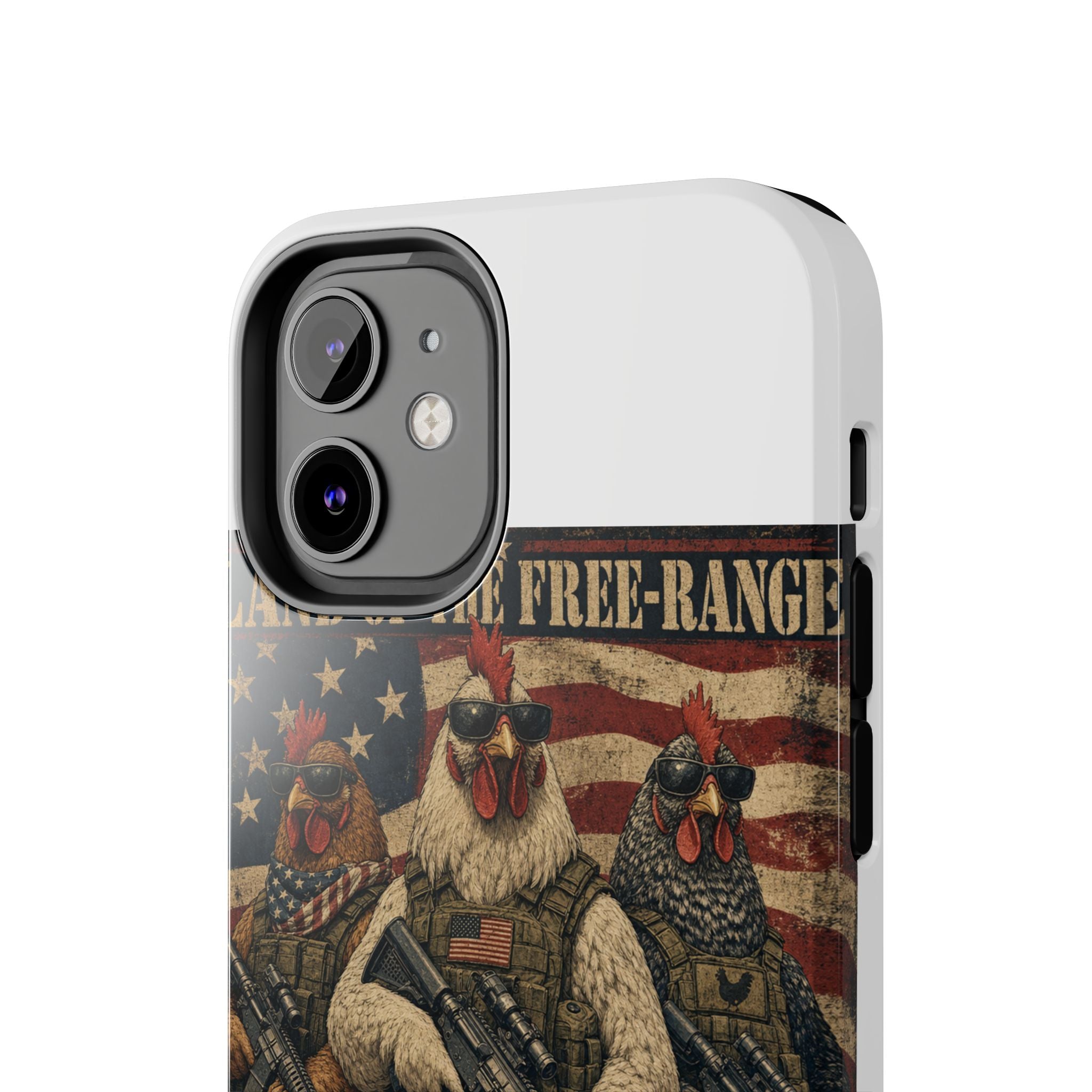 Land of the Free-Range Tough Phone Case
