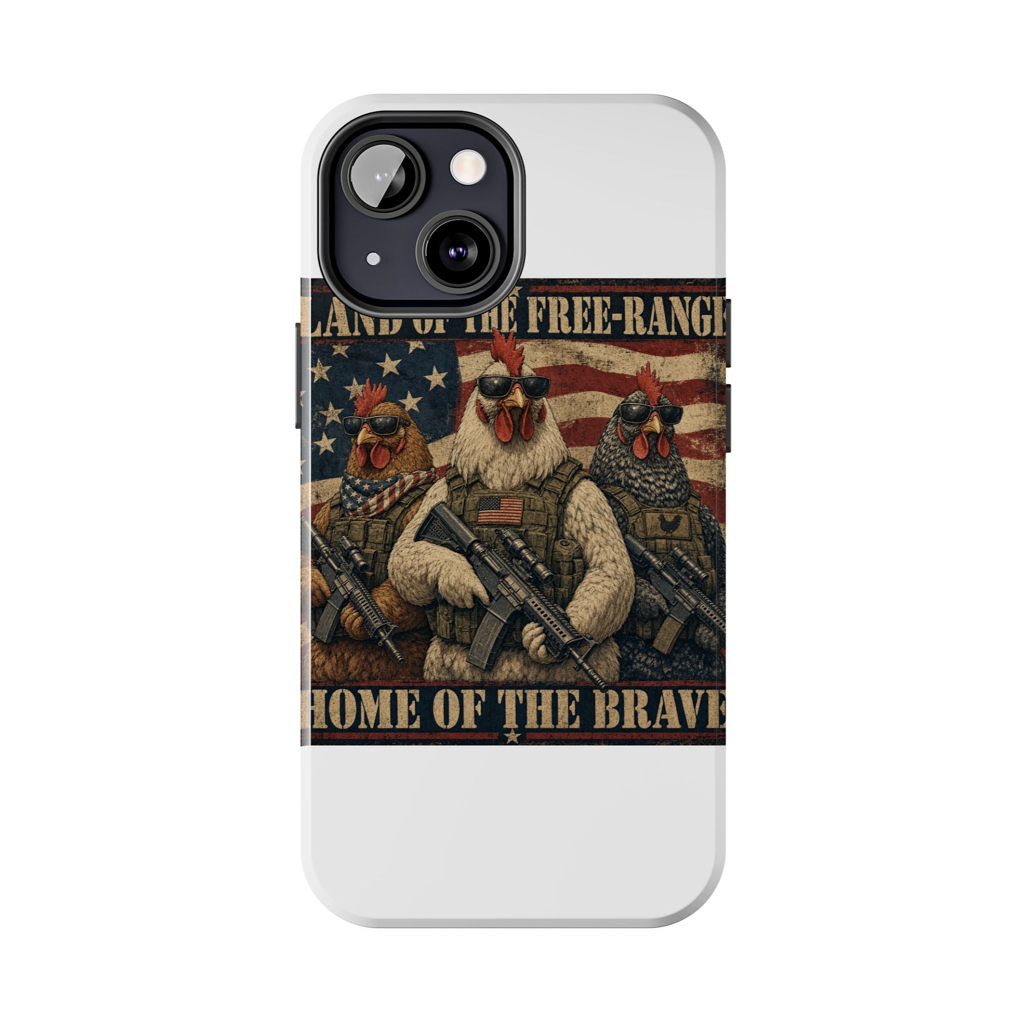 Land of the Free-Range Tough Phone Case