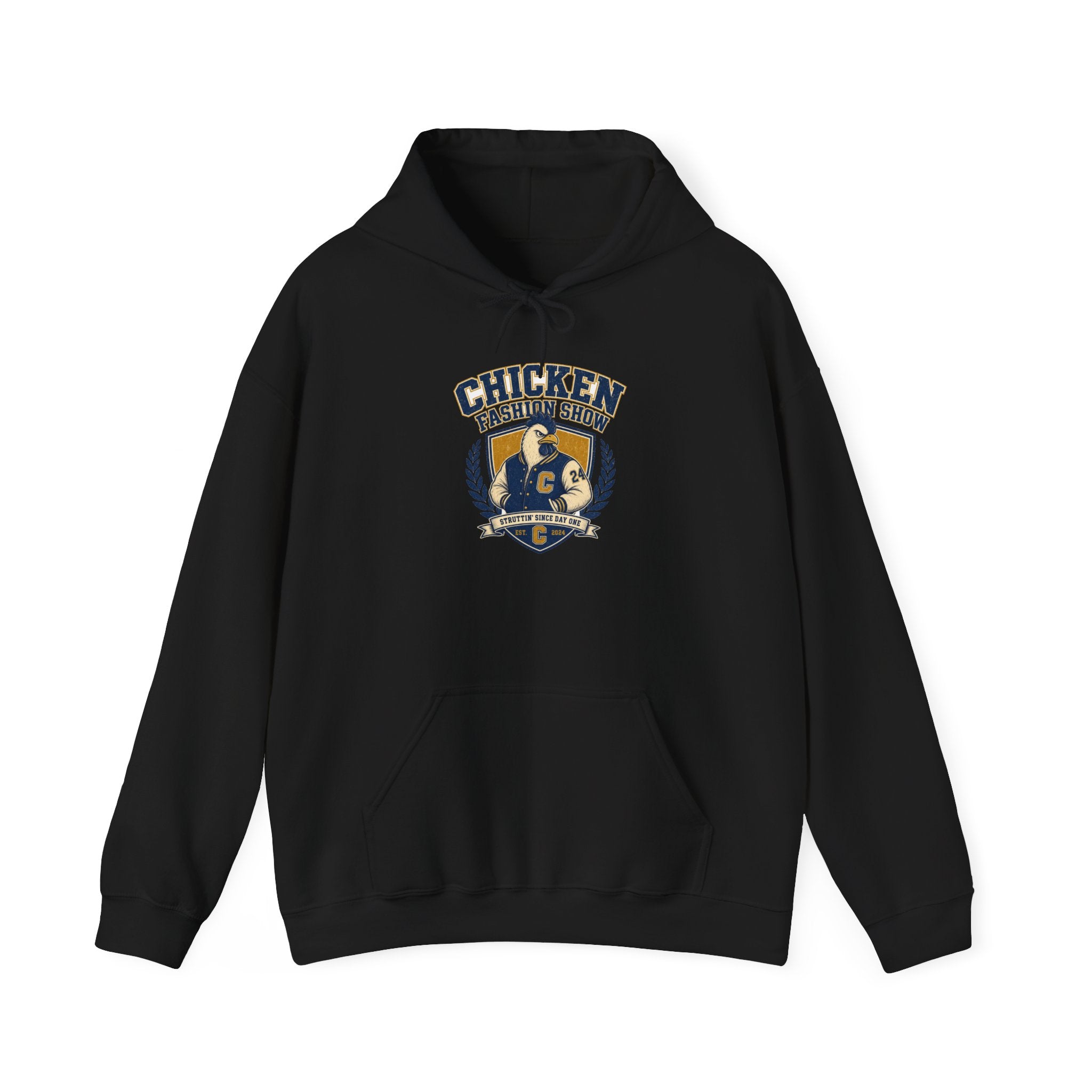 Chicken Fashion Show Varsity Hoodie