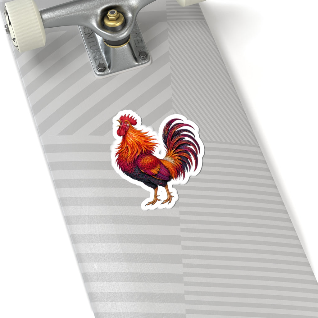 Sunrise Rooster Sticker