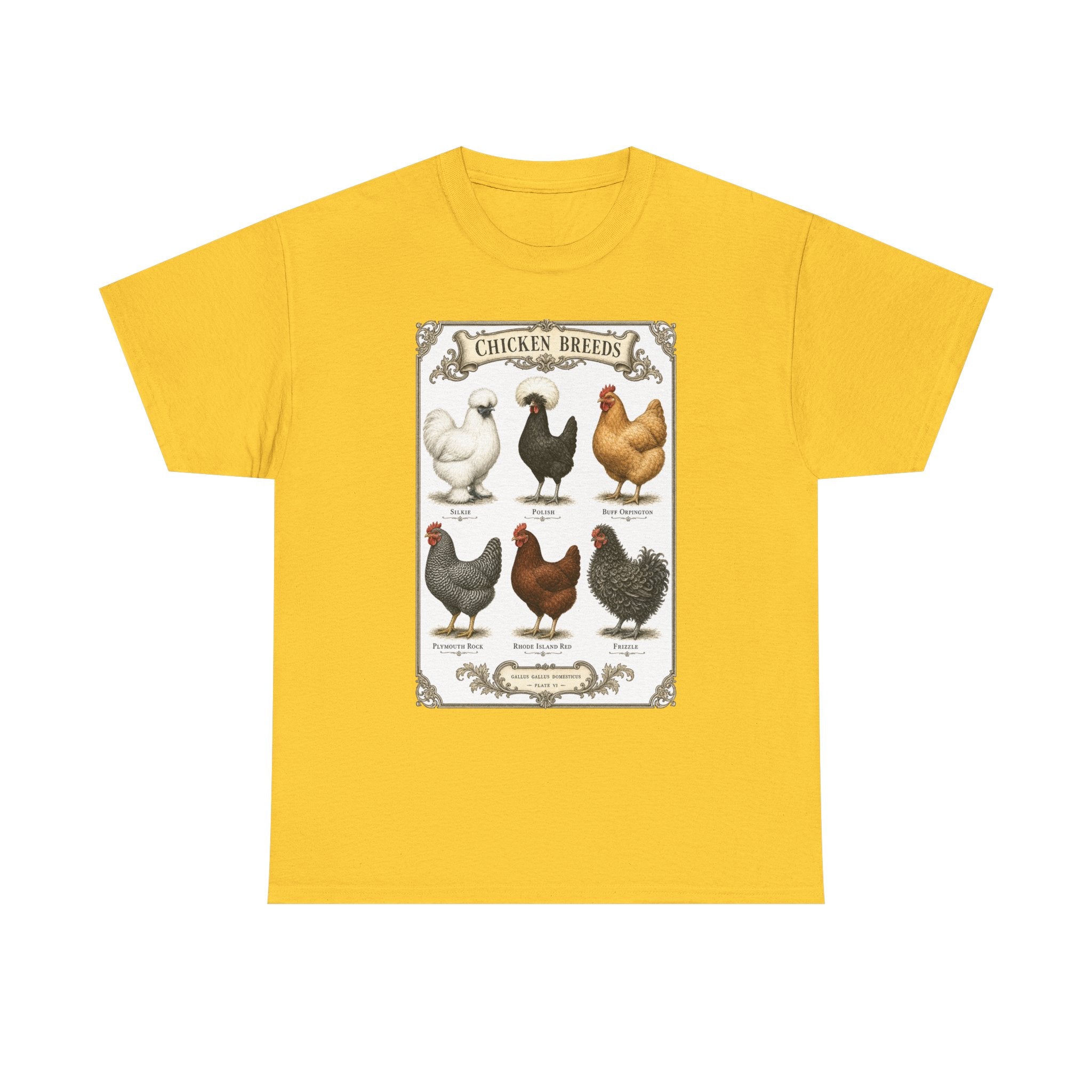 Chicken Breeds Chart Tee