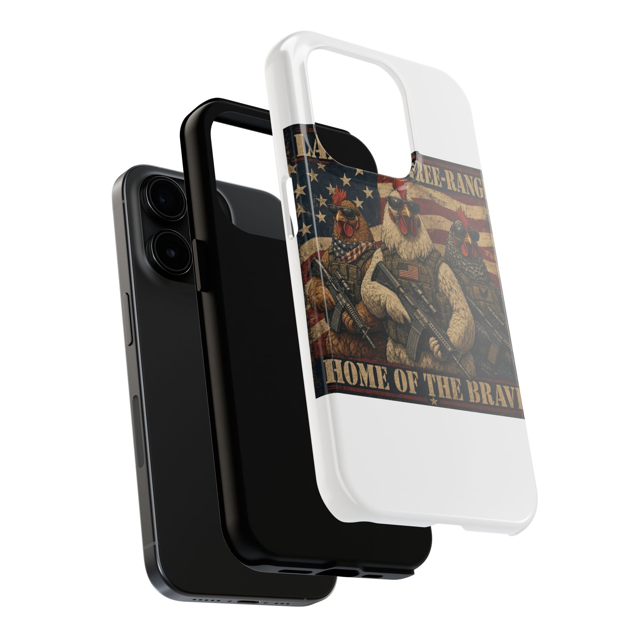 Land of the Free-Range Tough Phone Case