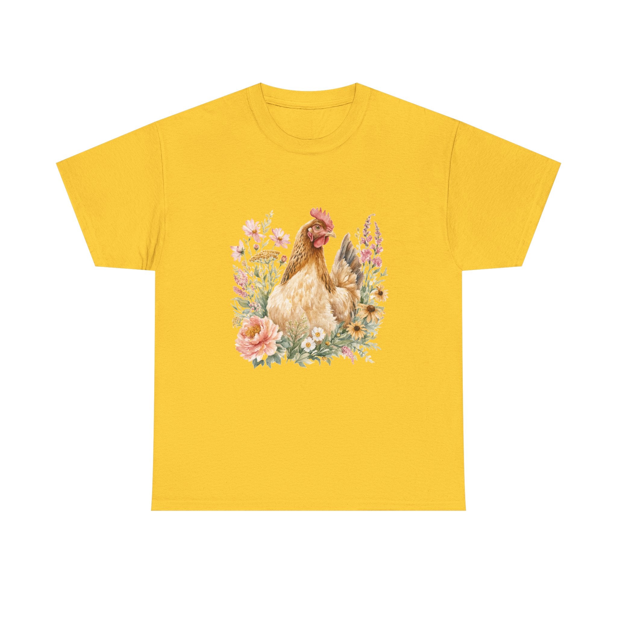 Watercolor Hen Tee