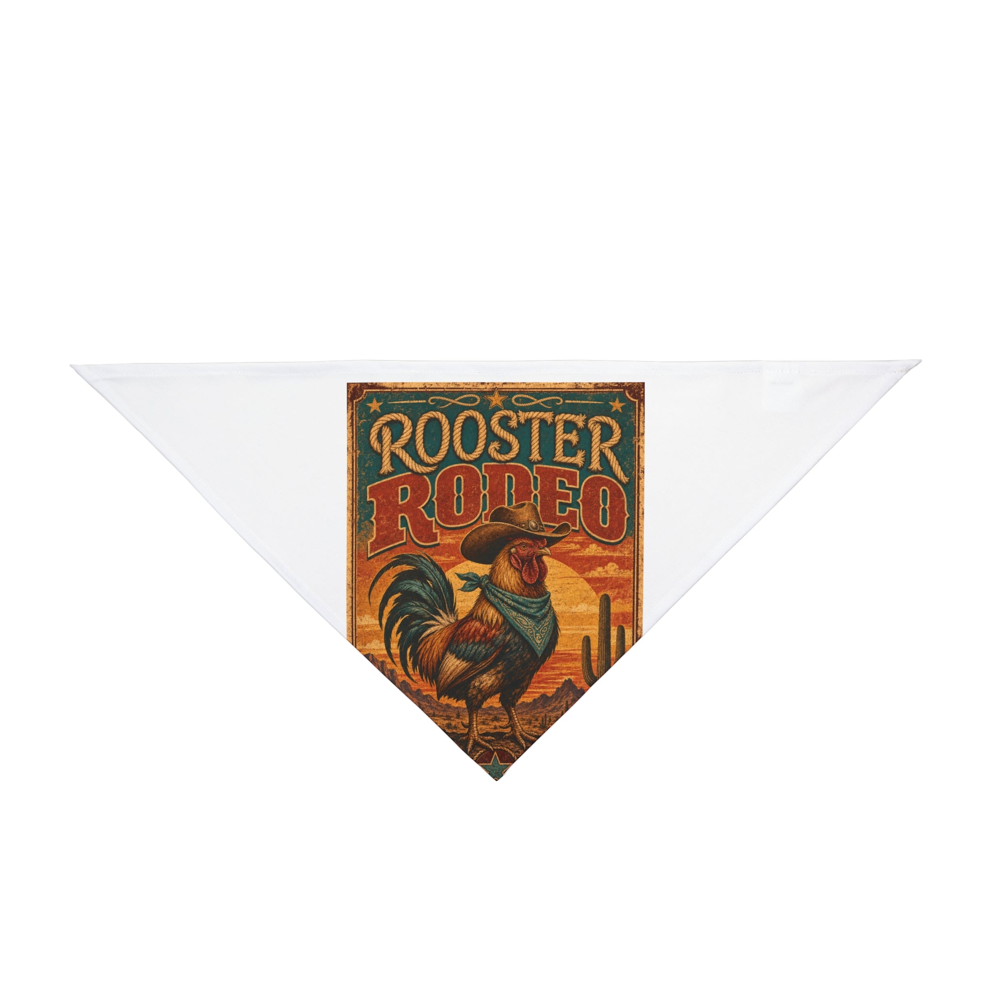 Rooster Rodeo Pet Bandana