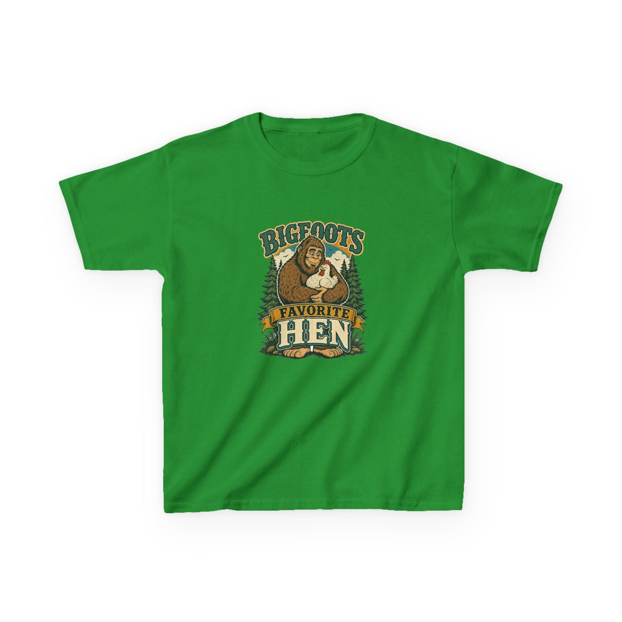 Bigfoot's Favorite Hen Kids Tee