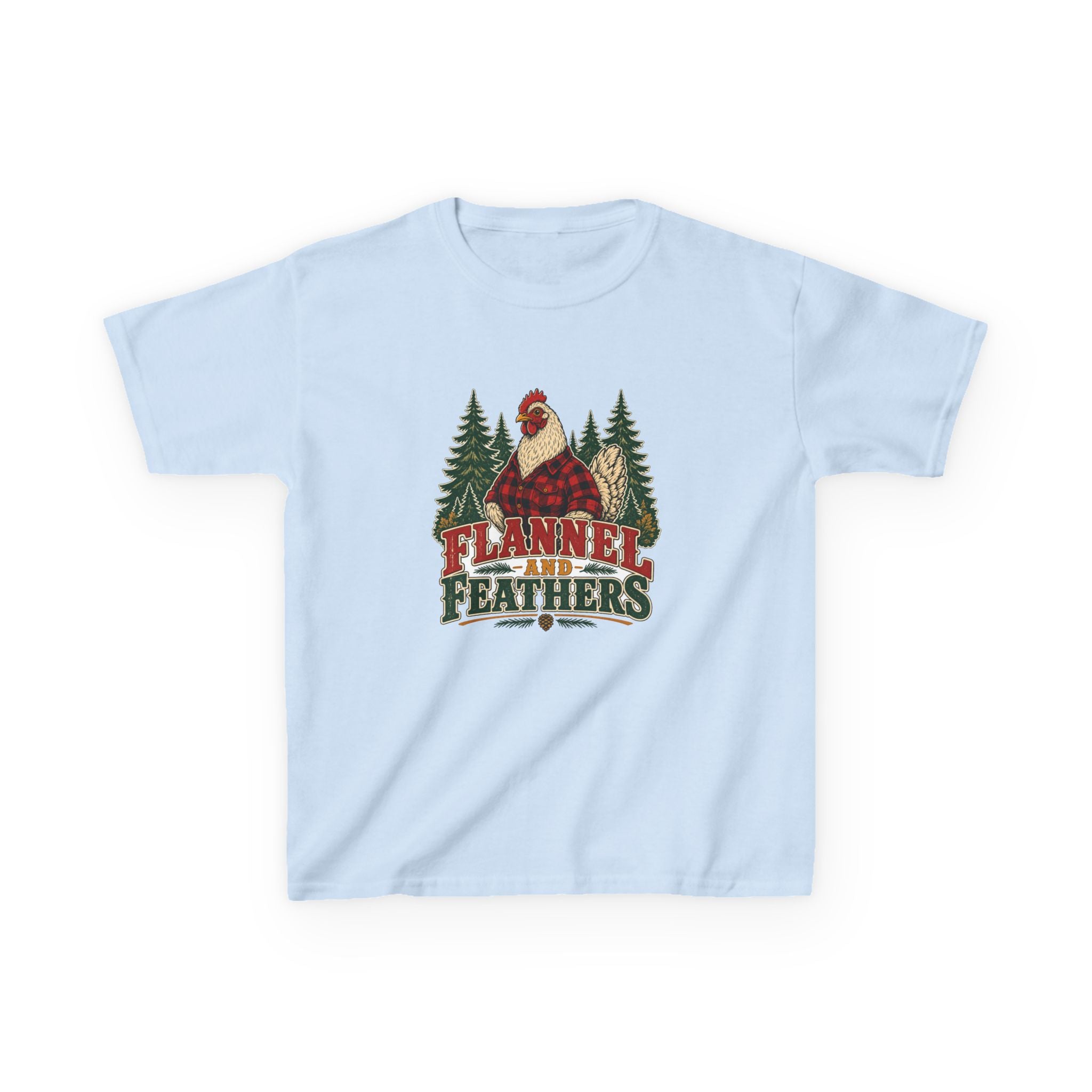 Flannel & Feathers Kids Tee