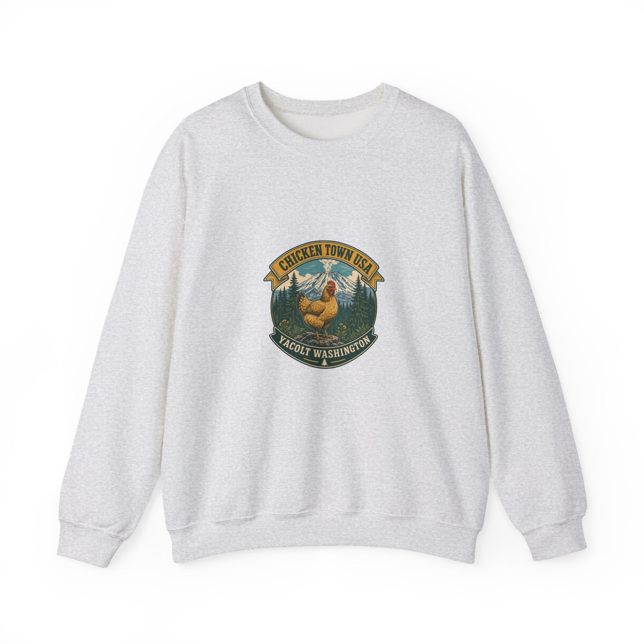 Chicken Town USA - Yacolt WA Crewneck Sweatshirt