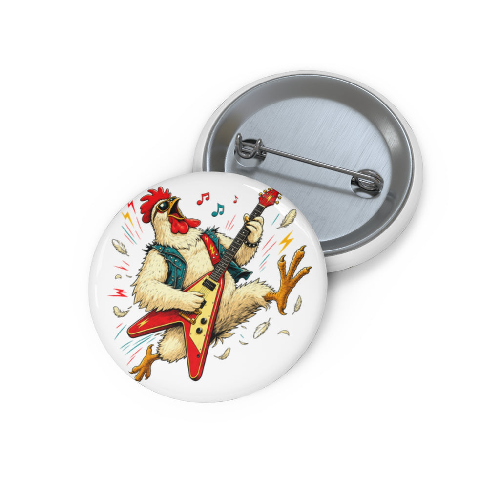 Cluck & Roll Pin Button