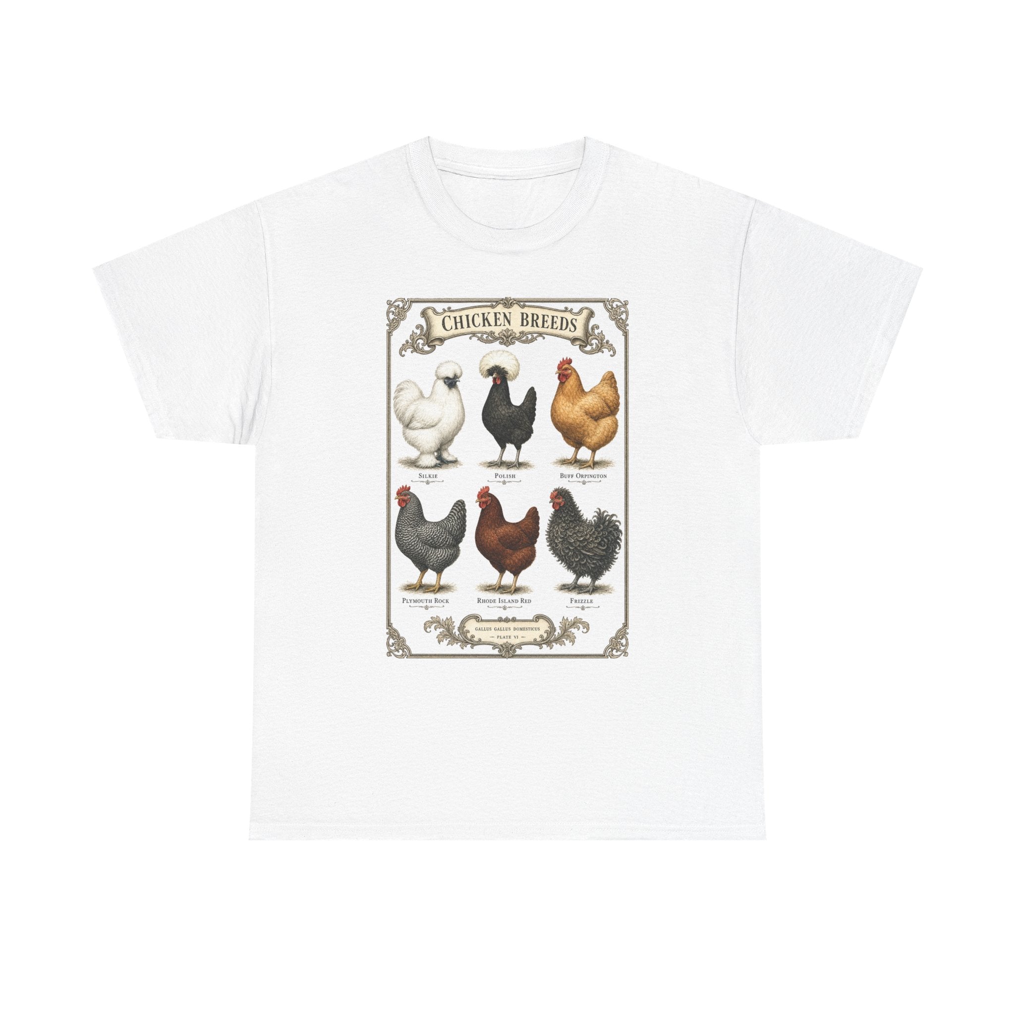 Chicken Breeds Chart Tee