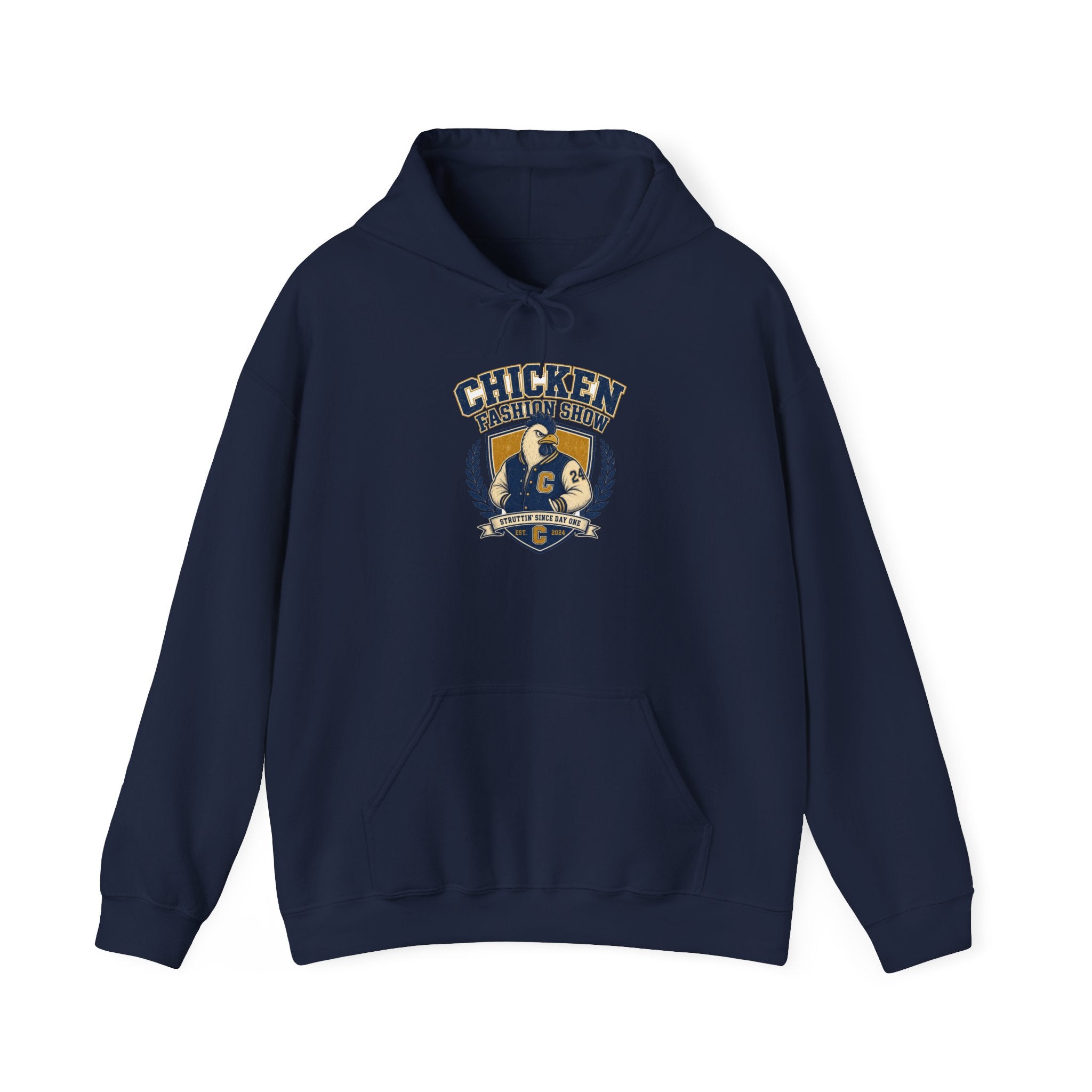 Chicken Fashion Show Varsity Hoodie